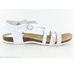 Sandales  Kickers ANATOMIUM Blanc Fleuri