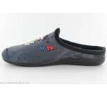 Mules La Maison de l'Espadrille G510- GASTON Noir