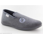 Pantoufles La Maison de l'Espadrille 6700 - CHEVAL Gris 