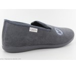 Pantoufles La Maison de l'Espadrille 6700 - CHEVAL Gris 
