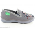 Pantoufles La Maison de l'Espadrille G101- FILS2 Gris