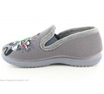Pantoufles La Maison de l'Espadrille G101- FILS2 Gris