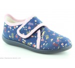 Pantoufles  Bellamy MASCOTE Fleurs Marine