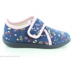 Pantoufles  Bellamy MASCOTE Fleurs Marine