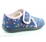 Pantoufles  Bellamy MASCOTE Fleurs Marine