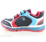 Baskets Geox MARIO LOW J1644A Noir / Rouge 