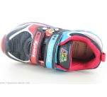 Baskets Geox MARIO LOW J1644A Noir / Rouge 