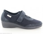 Pantoufles Femme La Maison de l'Espadrille 6938 - ROMANCE Noir 