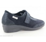Pantoufles Femme La Maison de l'Espadrille 6938 - ROMANCE Noir 