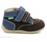 Bottines  Kickers BONKRO-2 Marron Foncé / Marine
