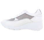 Baskets  Fluchos POULE F1408 Blanc / Argent