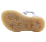 Sandales  Bellamy PLAGE Blanc / Argent / Orange