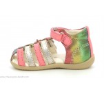 Sandales  Kickers BIGKRO Rose Métallisé