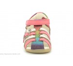 Sandales  Kickers BIGKRO Rose Métallisé