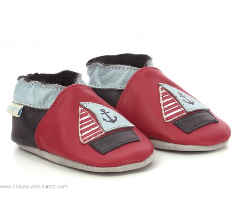 Robeez FRENCH BOAT Rouge Marine