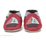 Chaussons enfant  Robeez FRENCH BOAT Rouge Marine
