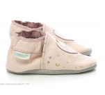 Chaussons Robeez FAMILY HEARTS Rose clair