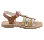 Sandales fIllette  Bopy ELBOSSA Caramel 