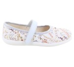 Pantoufles  Bellamy NOREA Ecriture Blanc