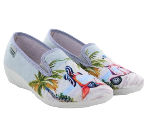 La Maison de l'Espadrille CYGNE 2040-4 Gris