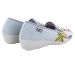 Pantoufles Femme La Maison de l'Espadrille CYGNE 2040-4 Gris