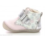 Bottines  Kickers SABIO Rose Pois 