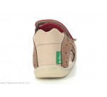 Sandales  Kickers BOPING Beige / Rouge