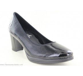 Metalika Escarpin compens\u00e9 noir style d\u00e9contract\u00e9 Chaussures Escarpins Escarpins compensés 