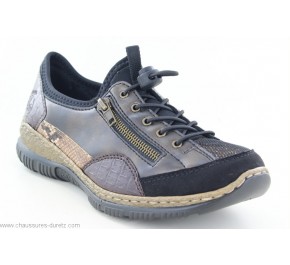 Chaussures femme Rieker IDA Noir / Bronze N3261-00