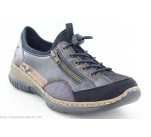 Chaussures Rieker IDA Noir / Bronze N3261-00