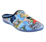 Mules La Maison de l'Espadrille A10 - GAULOIS Bleu Astérix