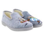 Pantoufles La Maison de l'Espadrille A58- AST Gris Astérix