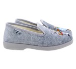 Pantoufles La Maison de l'Espadrille A58- AST Gris Astérix