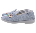 Pantoufles La Maison de l'Espadrille A58- AST Gris Astérix