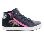Bottines Geox FES J264GA Noir / Fushia
