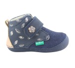 Bottines  Kickers SABIO Marine Imprimé