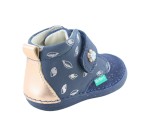 Bottines  Kickers SABIO Marine Imprimé
