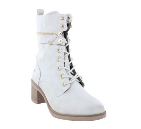 Bottines femme Mustang HEGO Ice / Crème