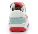 Baskets  Kickers KOUIC Blanc / Bleu / Rose