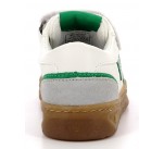 Baskets  Kickers KOUIC Blanc / Gris / Vert 