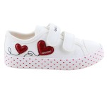 Baskets Geox CIAK J3504G Blanc / Rouge