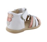 Sandales  Babybotte TERIYAKI1 Ivoire / Saumon