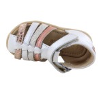 Sandales  Babybotte TERIYAKI1 Ivoire / Saumon
