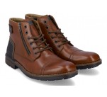 Bottines  Rieker GLOBO  F1340-24 Cognac