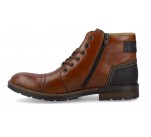 Bottines  Rieker GLOBO  F1340-24 Cognac