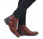 Bottines  Rieker GLOBO  F1340-24 Cognac