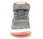 Baskets  Kickers KICKALIEN Gris / Rose / Argent