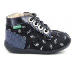 Bottines  Kickers BONZIP-2 Marine Imprimé