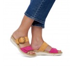 Mules  Remonte SOLEIL R6858-38 Orange / Fuschia