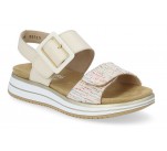 Sandales Confort  Remonte SIBÉRIE D1J53-60 Beige 